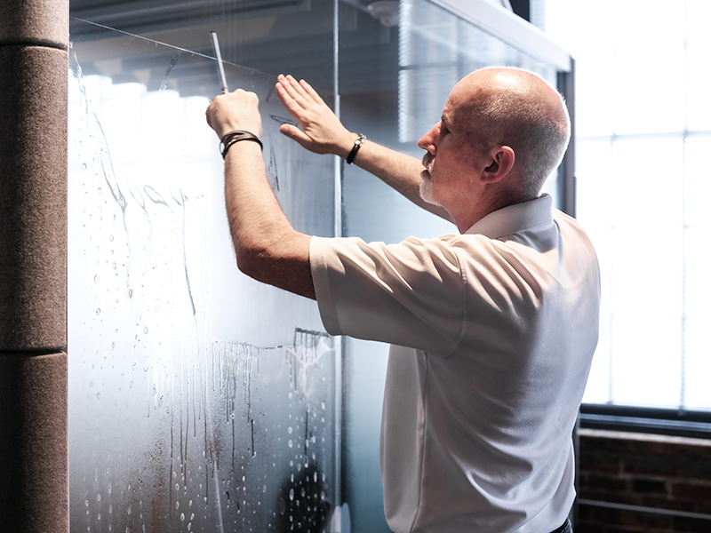 Professional window film installation