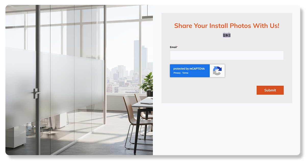 Share your custom films photos CTA